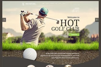 build golf website golf accessories golf sport shopify store sport wear website