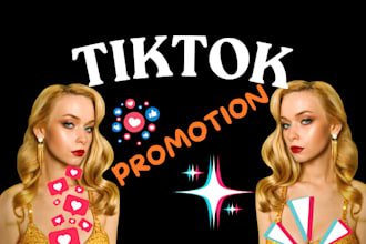 do organic promotion for facebook and tiktok real and active followers