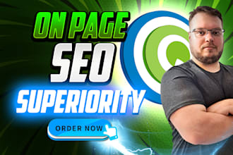 complete on page SEO for wordpress wix squarespace or shopify websites