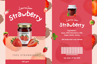 do attractive product label design and packaging design box design bottle label