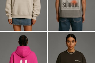 create a modern streetwear hoodie for your fashion brand
