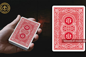 design a classic style playing card back