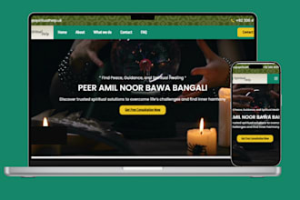 spiritual website booking tarot reading website psychic web candle shopify store