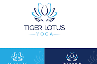 design super high quality lotus logo with free source file