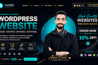 design and redesign wordpress website
