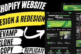 copy, clone, revamp, redesign shopify website, shopify store clone shopify store