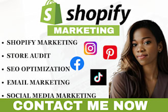 boost shopify store SEO sales funnel social media promotion marketing traffic