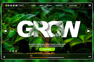 design stunning hero sections and web banners in figma, website design