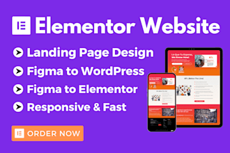 do elementor landing page, figma to elementor, figma to wordpress landing page