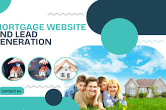 do mortgage website mortgage leads loan website landing page wordpress website