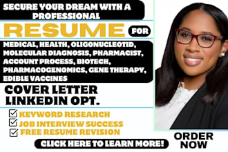write professional resumes in biotech biomedical engineering and account process