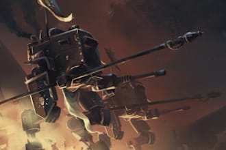 make for you a grimdark science fiction fan art