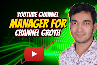 be your certified youtube channel manager for channel promotion