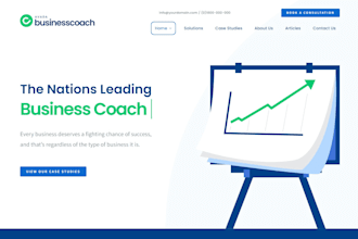 create a professional website for your crypto project, accounting, or corporate