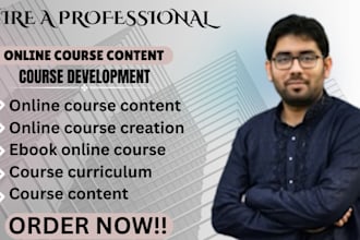 create online course content, course creation, ebook online course on thinkific
