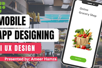 do UI design, UX design, mobile app,logo  by using figma