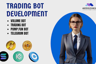 build trading volume bot on solana pump fun, raydium and base
