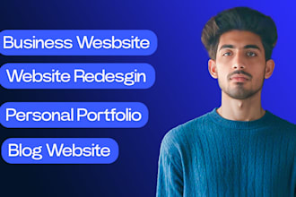 create personal portfolio, blog, redesign, design, business