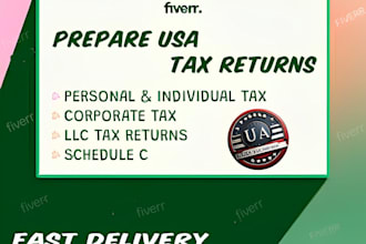 efile 1040, 1040x, 1065, 1120 and 1120s us tax returns