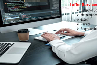 offer computer science, statistics, physics, mathematics, excel, programming
