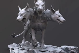 sculpt 3d animal model dnd miniatures ttrpg character warship model