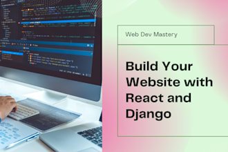 help you build your website using react js, next js, node js and python django