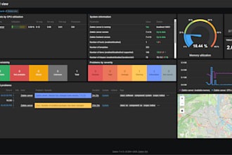 install, configure and optimize zabbix monitoring for your servers