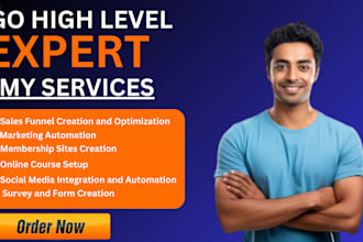 build gohighlevel website, ghl landing pages, go high level sales funnel