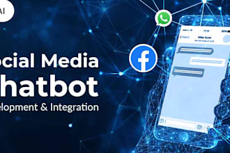 develop manychat dialogflow ai chatbot for your social media business
