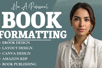 design, layout, typeset ebook, children book, journal, workbook, KDP formatting