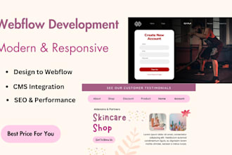design or redesign your website using webflow