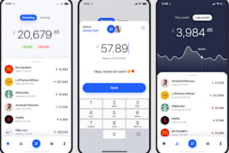 develop fintech app loan neobank cash app payment app bank app crypto wallet app