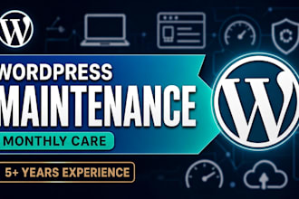 wordpress website maintenance and wordpress support or help