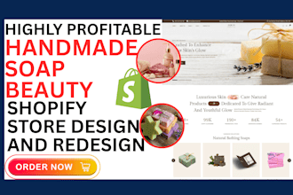 build profitable handmade soap shopify store beauty store soap website shopify