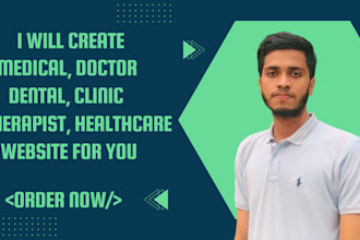create medical, dental, doctor, healthcare, websites for you