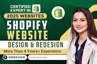 design, redesign shopify store, shopify website
