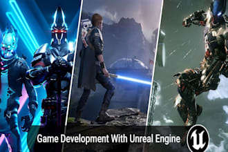 unreal engine multiplayer game development ue5 vr mobile pc console  prototype
