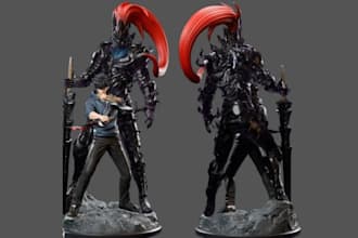 3d game character, 3d game model, 3d sculpting, 3d game asset, unreal engine