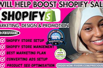 do ecommerce shopify marketing, boost shopify sales, pro shopify store manager