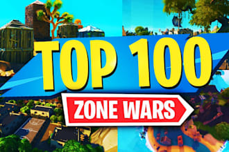 create fortnite map, 4v4 zonewars map, level game map, tycoon map, fall guys map