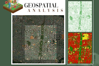 provide rs, gis and geospatial analysis using qgis, python and ml