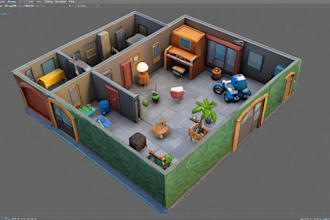 design 3d game development, 3d assets, unity 3d model scene, hyper casual mode