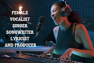be female singer songwriter gospel song singer  female vocalist lyricist rap edm