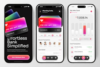 develop music app, finance app, food ordering app, social networking app