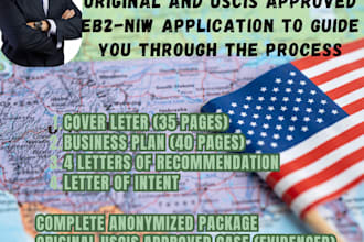provide you my complete, original and approved eb2 niw application