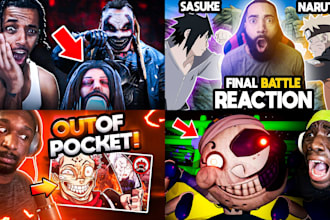 create reaction thumbnails for youtube