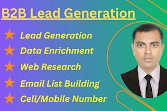 do b2b lead generation, linkedin lead and data enrichment