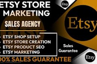 set up optimize etsy store for maximum sales visibility