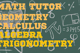 offer math tutoring for algebra, geometry and calculus
