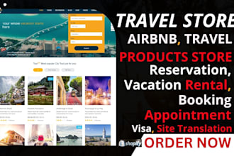 build responsive travel website travel hotel booking vacation rental website